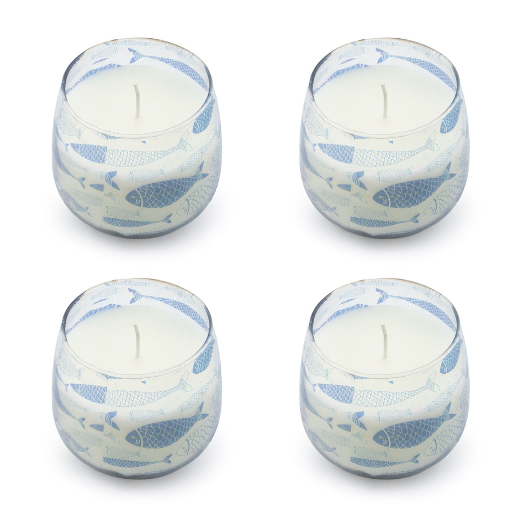 Small Glass Jar Candles - Seabreeze